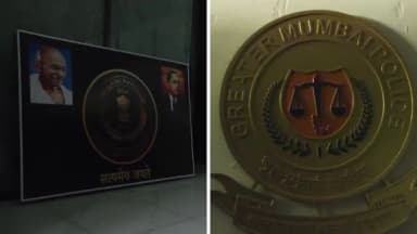 इंडियन पुलिस स्टेशन का फर्जी सेटअप मिला, दीवार पर गांधी जी की तस्वीर लगी थी