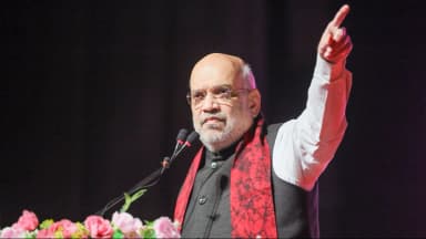 अमित शाह ने कहा- घमंड तो रावण का भी टूटा था, इस बार ममता बनर्जी का भी टूटेगा