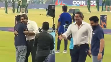 रोहित का कोलंबो में वही मुंबईया अंदाज, वसीम अकरम से गले मिले, VIDEO वायरल