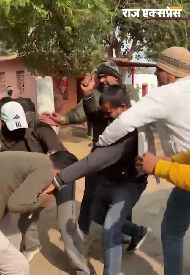 दो पक्षों में जमकर मारपीट, कट्टे के बट से हमला, वीडियो वायरल