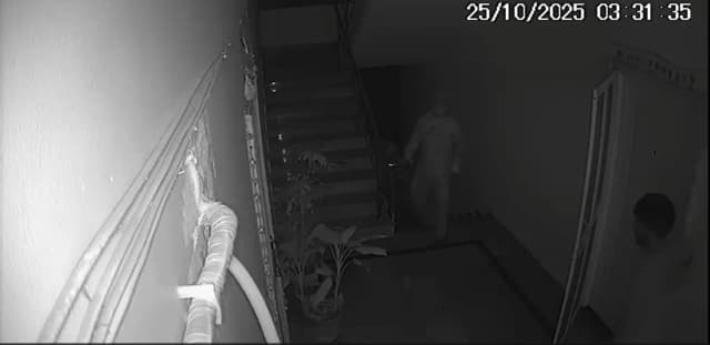 नगदी और जेवरात गायब, सीसीटीवी में कैद हुई घटना