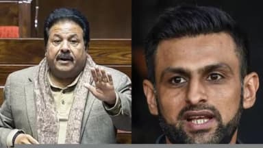 BCCI वाइस प्रेसिडेंड राजीव शुक्ला की शोएब मलिक को फटकार; पाकिस्तानी चैनल पर मलिक ने हरकत की थी