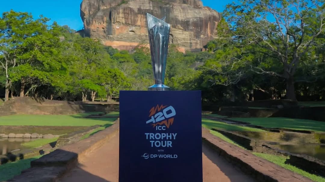 टी20 वर्ल्ड कप 2026 के सभी मैच इंडिया के 5 और श्रीलंका के 3 वेन्यू पर होंगे। (@ICC)