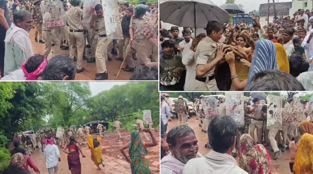 युवक की मौत के बाद हिनौता गांव में बवाल।