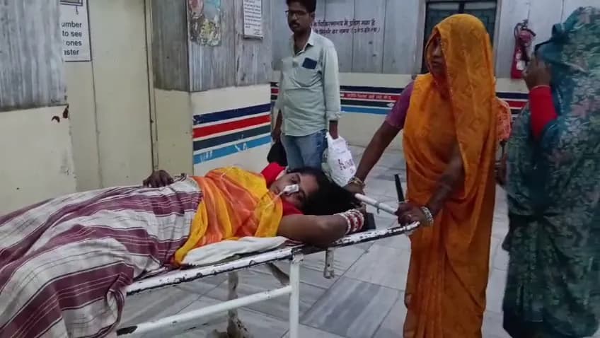मारपीट के बाद महिला की तबीयत बिगड़ने पर संजय गांधी मेमोरियल अस्पताल में भर्ती कराया।