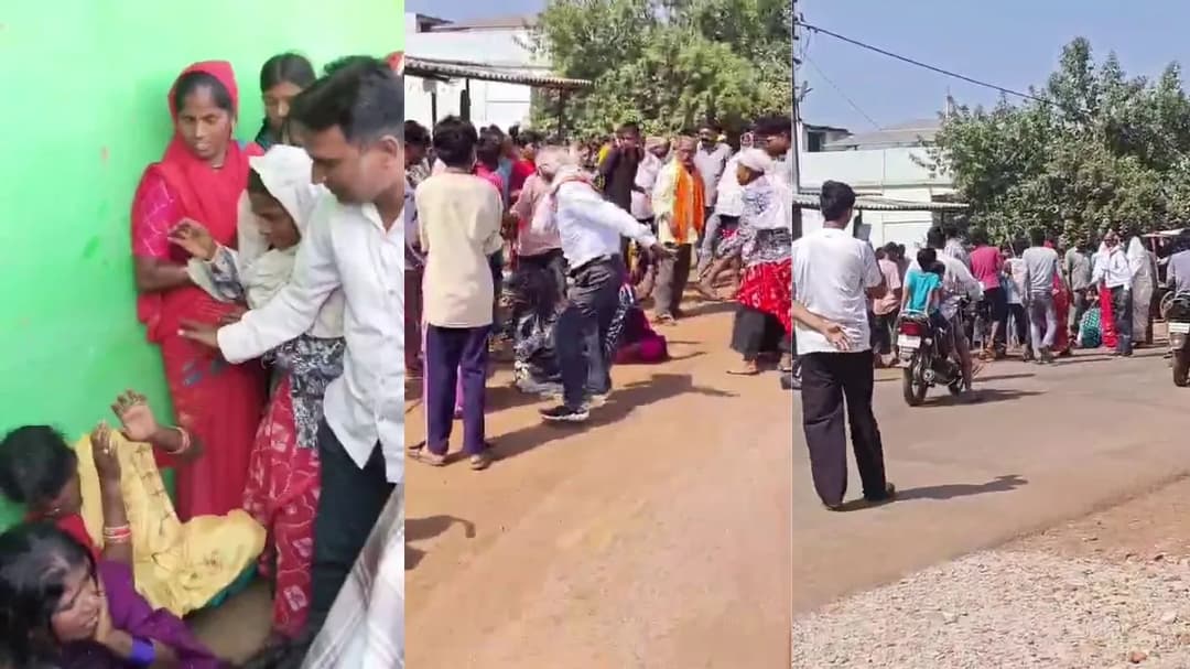 बच्चा चोरी के शक में 5 महिलाओं से बर्बर मारपीट