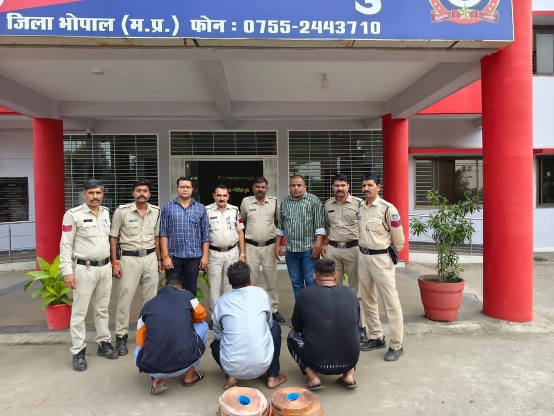 भोपाल BHEL में कॉपर रोल चोरी का खुलासा