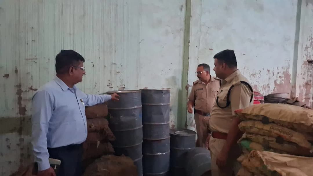 ग्वालियर में दीपावली से पहले पुलिस की कार्रवाई