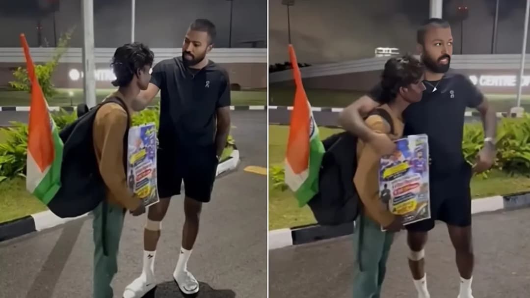हार्दिक से मिलने 2,390 KM पैदल चला फैन; VIDEO