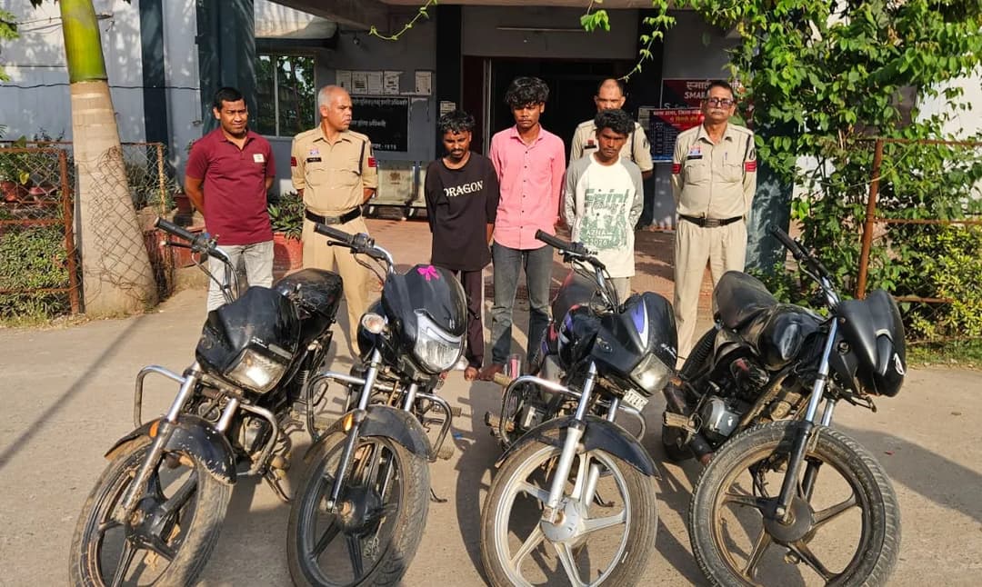उरगा पुलिस ने अंतरजिला वाहन चोर गिरोह का किया पर्दाफाश