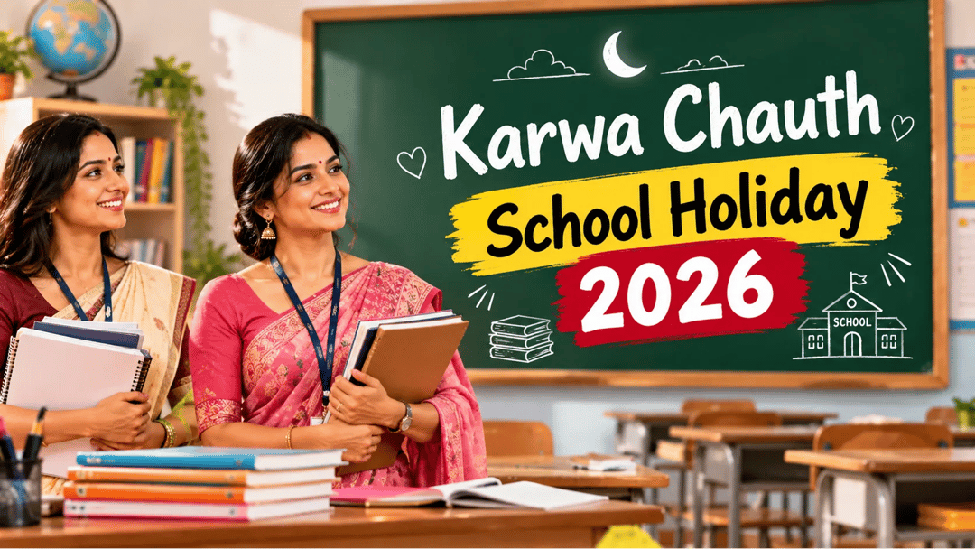 Karwa Chauth School Holiday 2026