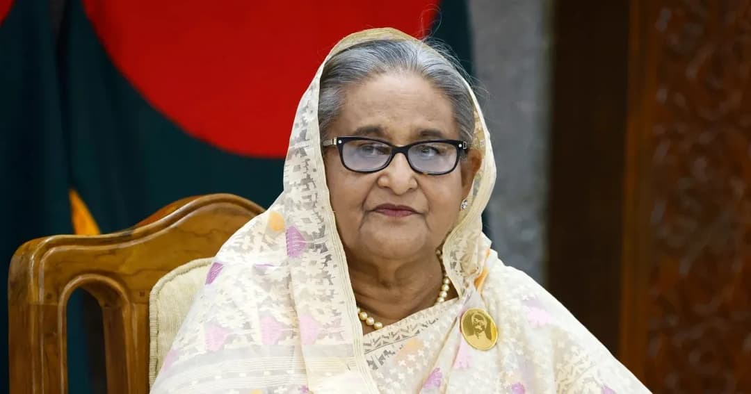 शेख हसीना अगस्त 2024 में सरकार गिरने के बाद से हसीना भारत में हैं।