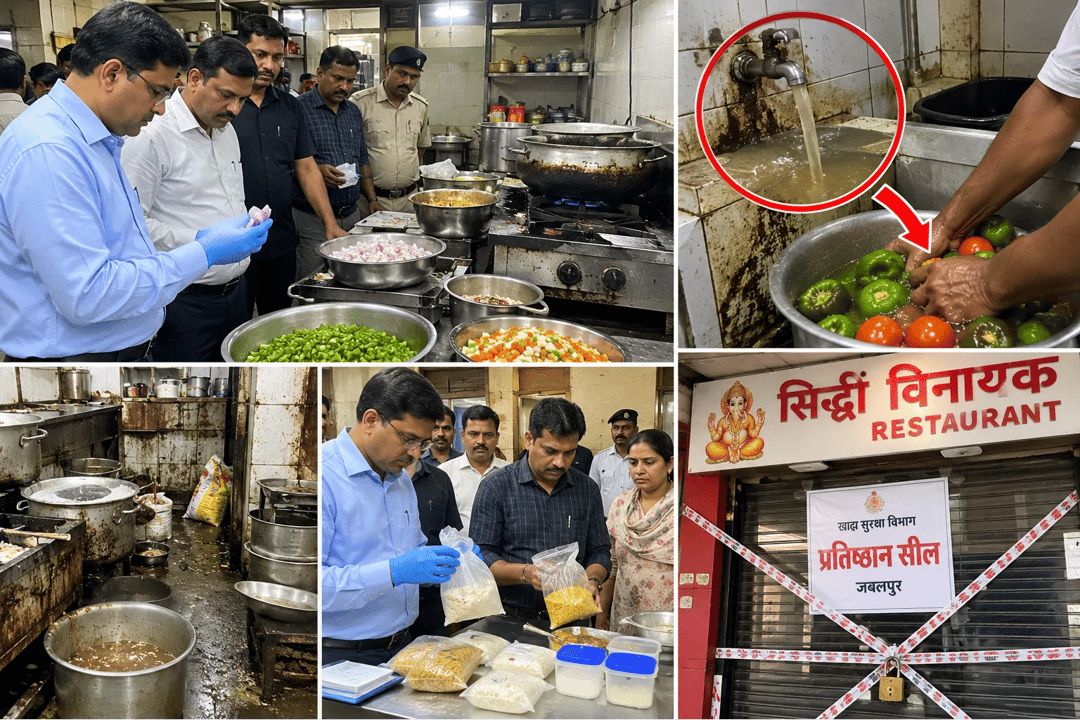 इसी पानी से बन रहा था खाना, लाइसेंस निलंबित कर रेस्टोरेंट किया सील; रेलवे में सप्लाई होता था पैक्ड भोजन