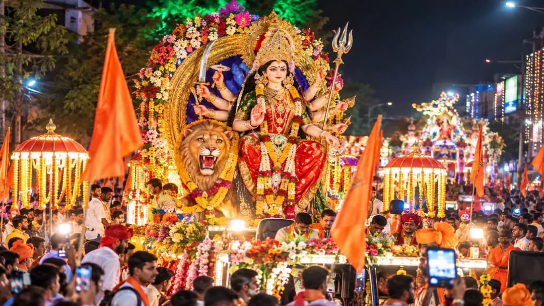 रात 8 बजे से निकलेंगे चल समारोह; भारी वाहनों की नो-एंट्री और बदले गए बस रूट
