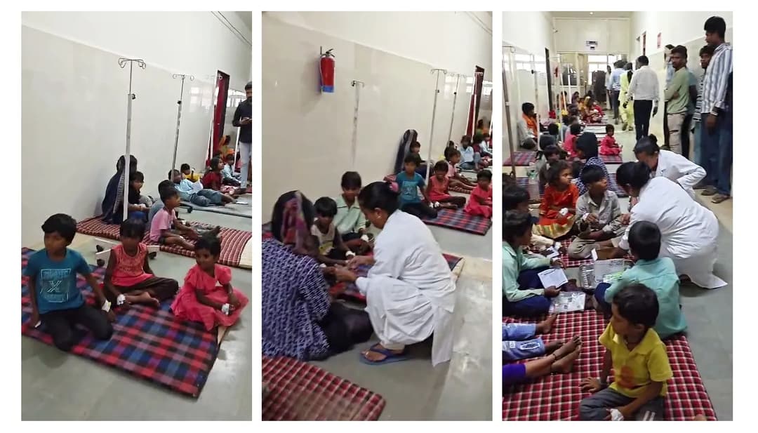 बैतूल में केले-दूध खाने से 30 बच्चों की बिगड़ी तबीयत
