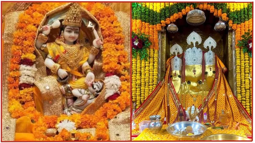 नवरात्रि के पहले दर्शन के लिए श्रद्धालुओं की लगी सुबह से लंबी कतारें, जयकारों से गूंजा वनखंडेश्वर महादेव टेंपल