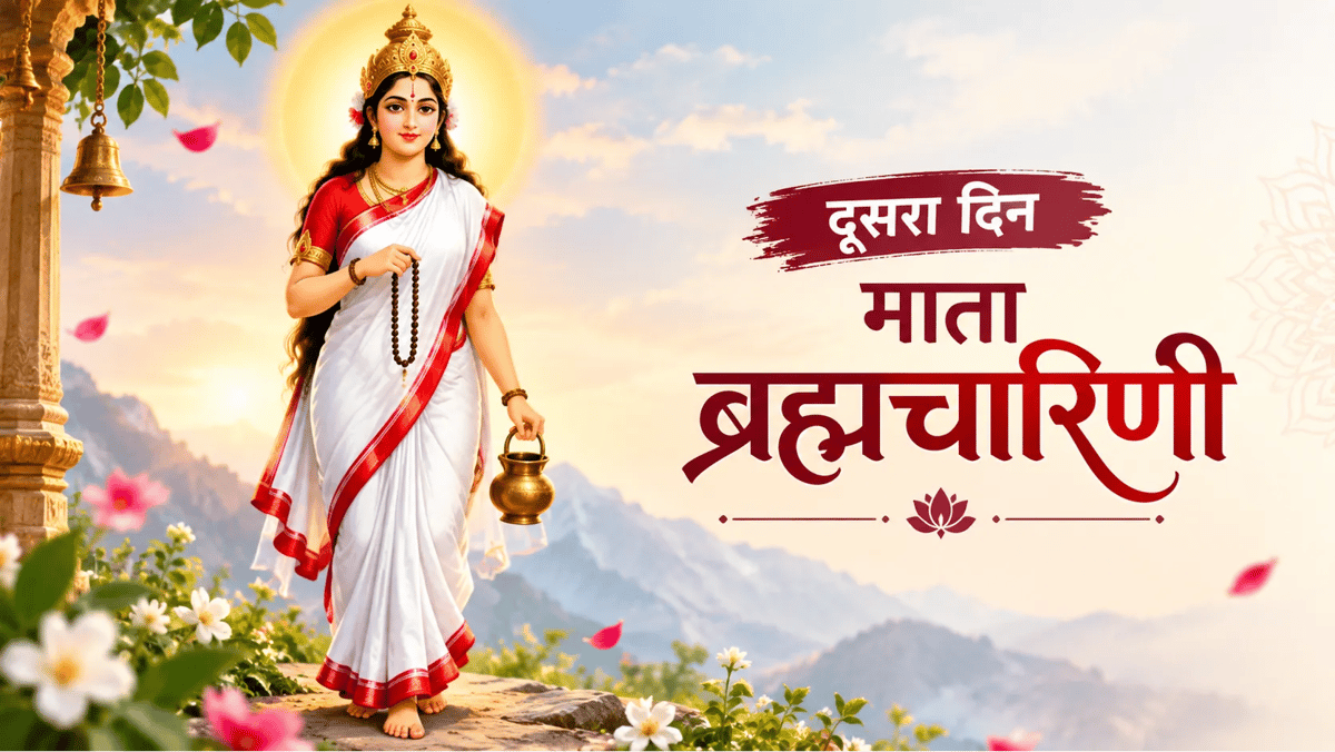 दूसरे दिन पूजी जाती है मां ब्रह्मचारिणी; जानें माता की तपस्विनी रुप की कहानी