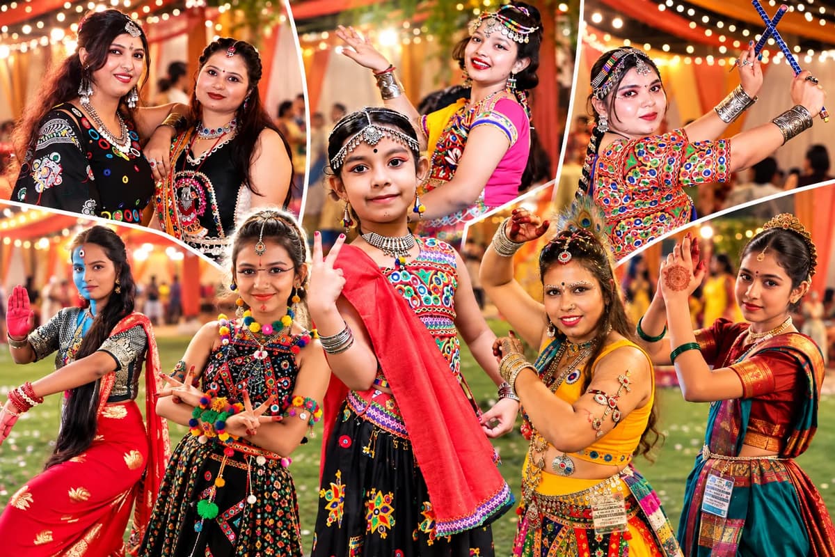 गरबा की ताल, रंग-बिरंगे परिधान और पारंपरिक स्टेप्स ने बांधा समां, मां की भक्ति में जमकर झूमे भक्त