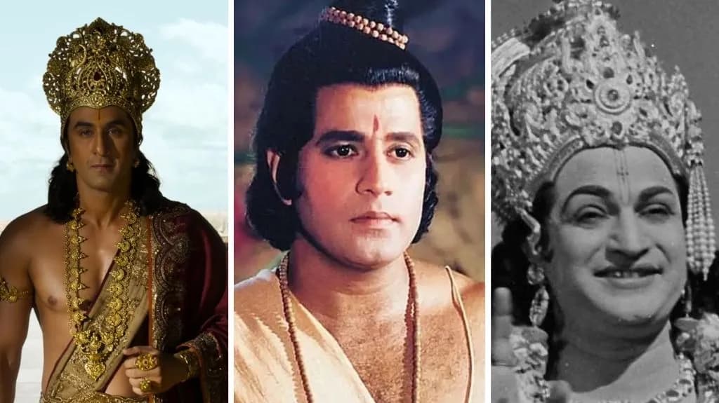 कई एक्टर्स स्क्रीन पर निभा चुके भगवान राम का किरदार; अब रणबीर रामस्वरूप में दिखेंगे