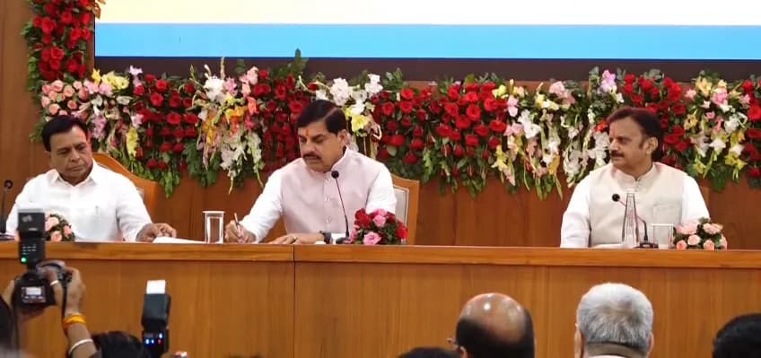 मोदी के 25 साल, MP कैबिनेट का अभिनंदन संकल्प।