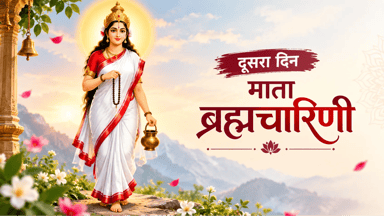 दूसरे दिन पूजी जाती है मां ब्रह्मचारिणी; जानें माता की तपस्विनी रुप की कहानी