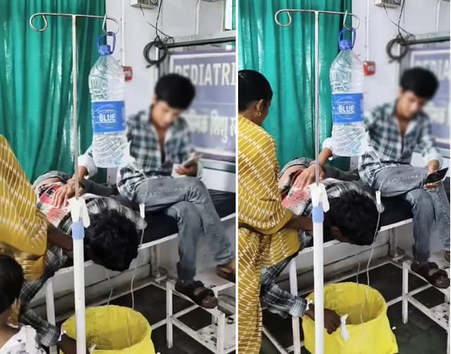 मरीज को ग्लूकोज की जगह लगा दी मिनरल वाटर की ड्रिप, वीडियो वायरल होने पर मची खलबली; CMHO बोले- होगी सख्त कार्रवाई