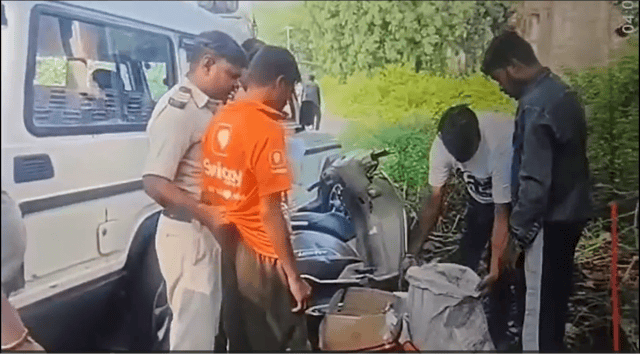 जबलपुर में फूड डिलीवरी बॉय बनकर बेच रहा था शराब, 339 देशी शराब जब्त