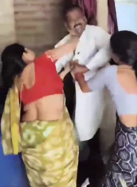 महिलाओं ने की जमकर पिटाई; वीडियो वायरल होने पर पुलिस जांच में जुटी